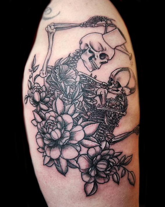 Britney Farmer - Tattoo artist for Sacred Mandala Studio - Tattoo Parlor and Art Gallery in Durham, NC.